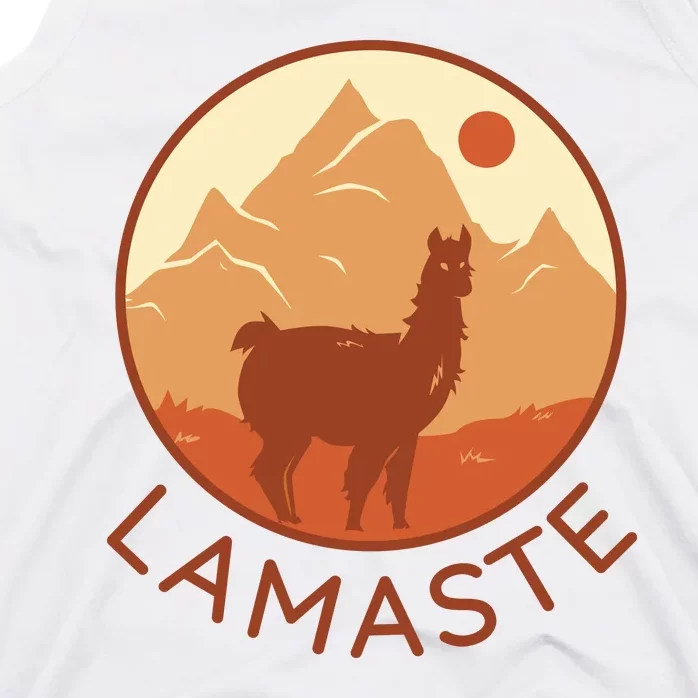 Namaste Funny Llama Yoga Tank Top