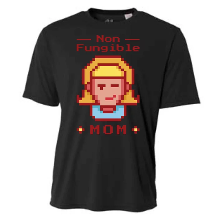 Non Fungible Mom NFT Cooling Performance Crew T-Shirt