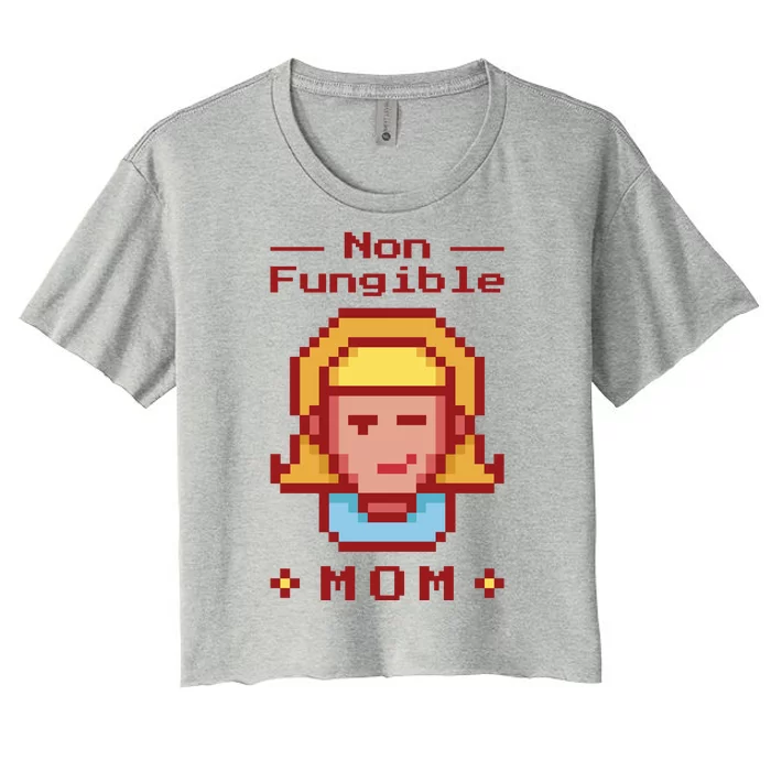 Non Fungible Mom NFT Women's Crop Top Tee