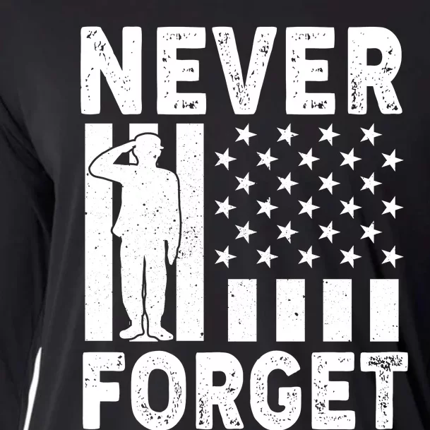 Never Forget Memorial Day T Cooling Performance Long Sleeve Crew