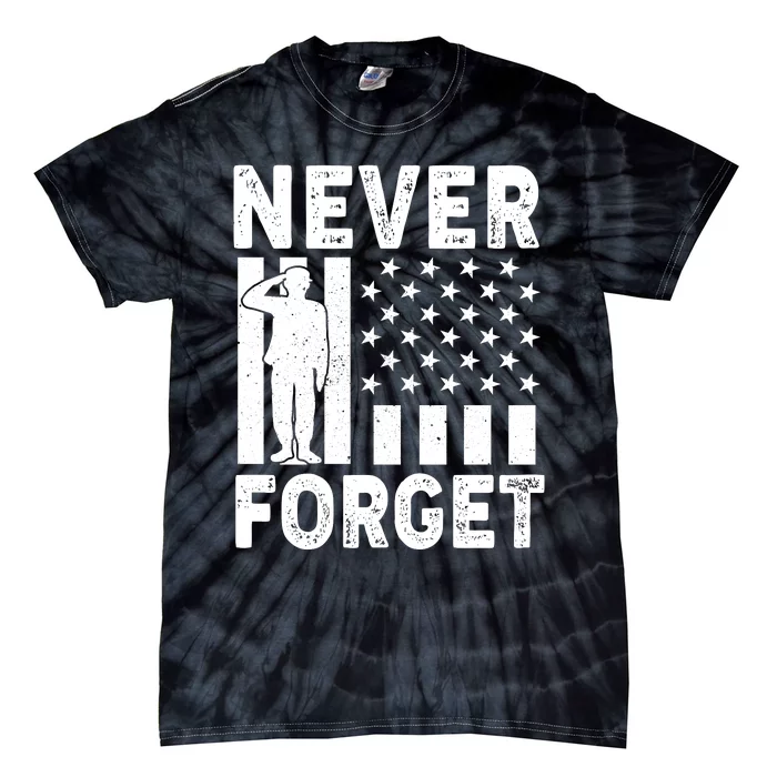 Never Forget Memorial Day T Tie-Dye T-Shirt