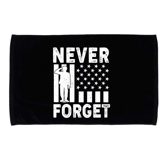 Never Forget Memorial Day T Microfiber Hand Towel