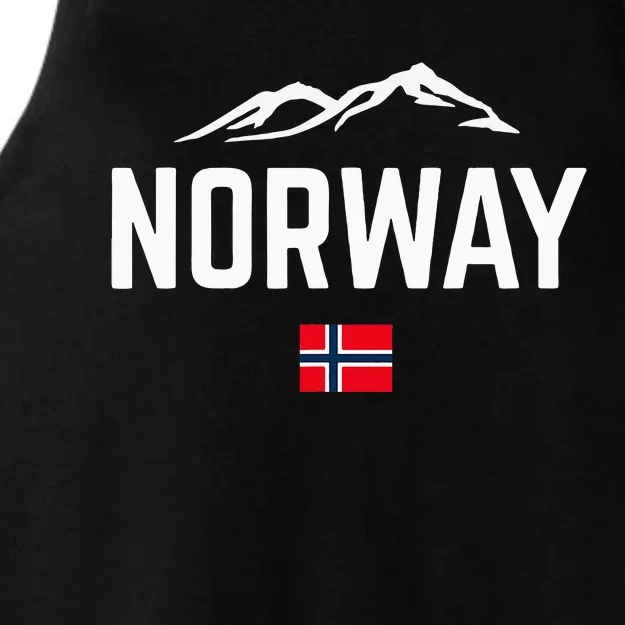 NORWAY Flag Men Women Kids NORWAY Ladies Tri-Blend Wicking Tank