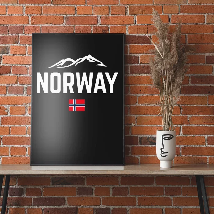 NORWAY Flag Men Women Kids NORWAY Poster