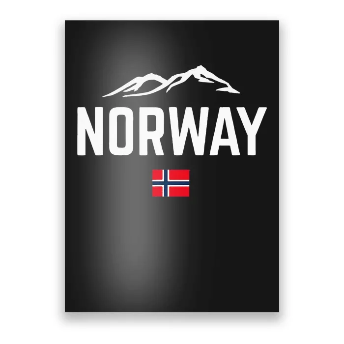 NORWAY Flag Men Women Kids NORWAY Poster