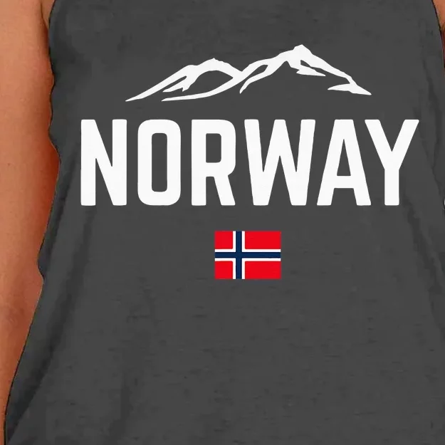 NORWAY Flag Men Women Kids NORWAY Women's Knotted Racerback Tank