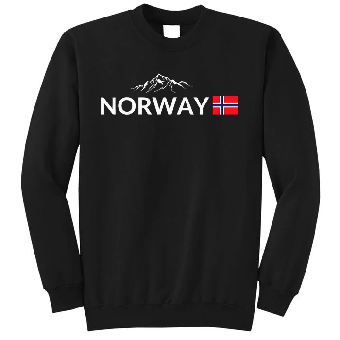 Norway Flag Mountain Outdoor Trip In Norway Sweatshirt