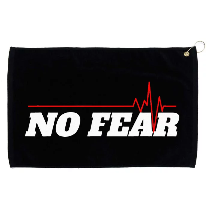 No Fear Motivation Grommeted Golf Towel