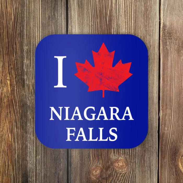 Niagara Falls Meaningful Gift Red Maple Leaf Canada Gift Coaster