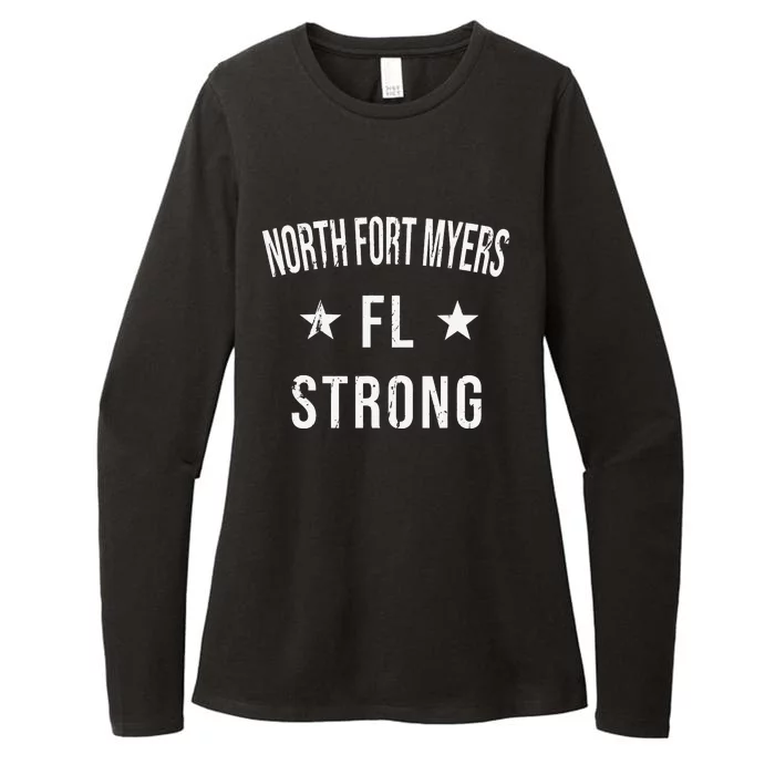 North Fort Myers FL Strong Hometown Souvenir Vacation Florid Womens CVC Long Sleeve Shirt