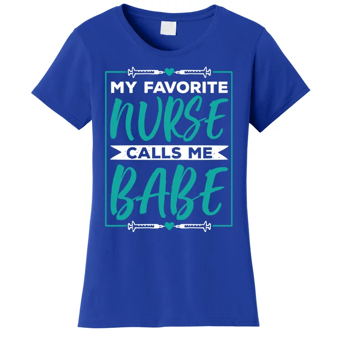 Nurse Funny Nursing Couple Profession Health Recover Love Gift Women's T-Shirt