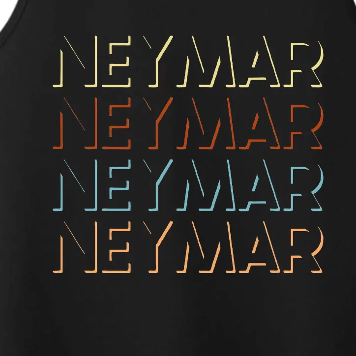 Neymar First Name My Personalized Named Performance Tank