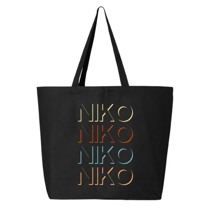 Niko First Name My Personalized Named 25L Jumbo Tote