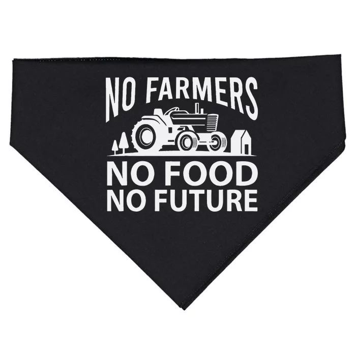 No Farmers No Food No Future Farmer USA-Made Doggie Bandana