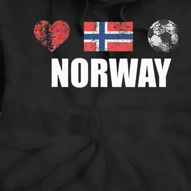 Norway Football Tie Dye Hoodie