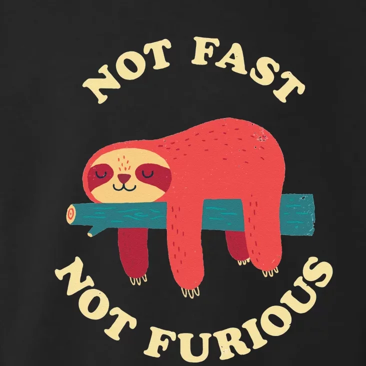 Not Fast Not Furious Toddler Hoodie