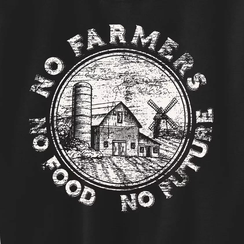 No Farmers No Food No Future Kids Sweatshirt