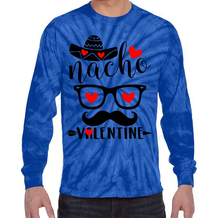 Nn Funny Nacho Valentines Day Costume Couple Matching Great Gift Tie-Dye Long Sleeve Shirt