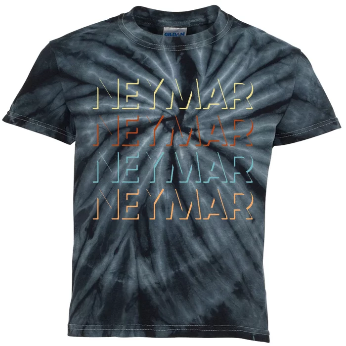 Neymar First Name My Personalized Named Kids Tie-Dye T-Shirt