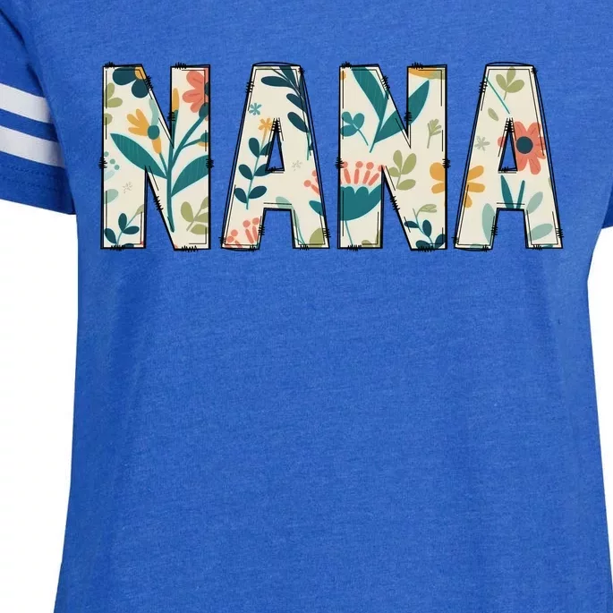 Nana Floral Enza Ladies Jersey Football T-Shirt