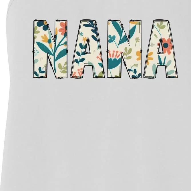 Nana Floral Women's Racerback Tank