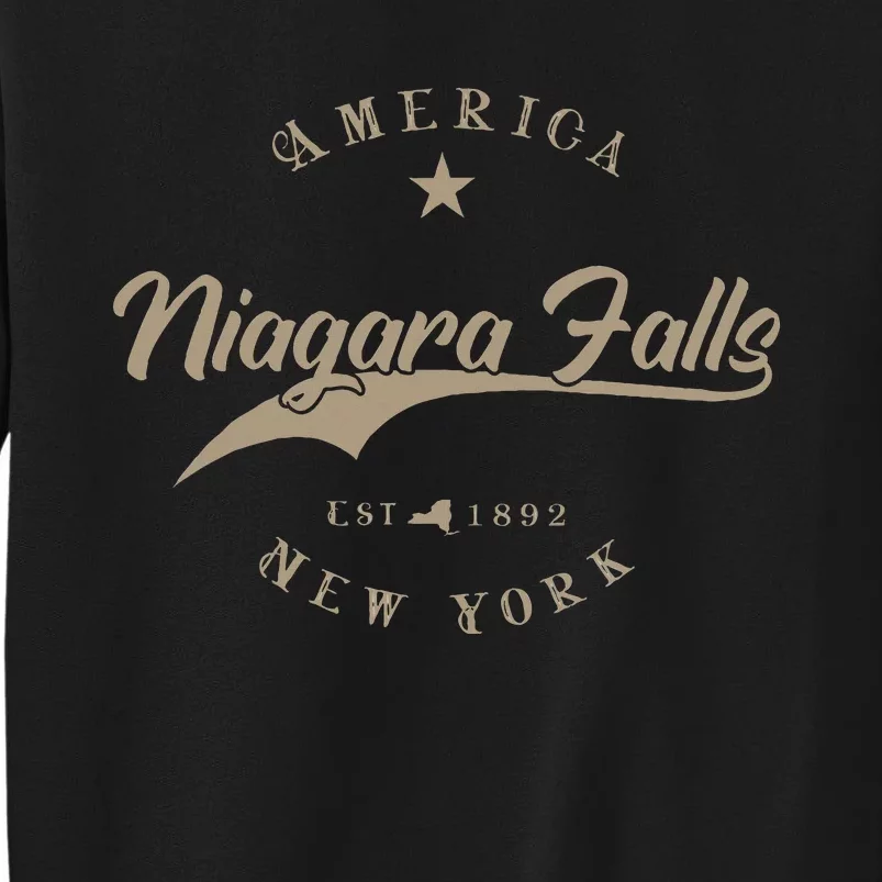 Niagara Falls New York Tall Sweatshirt