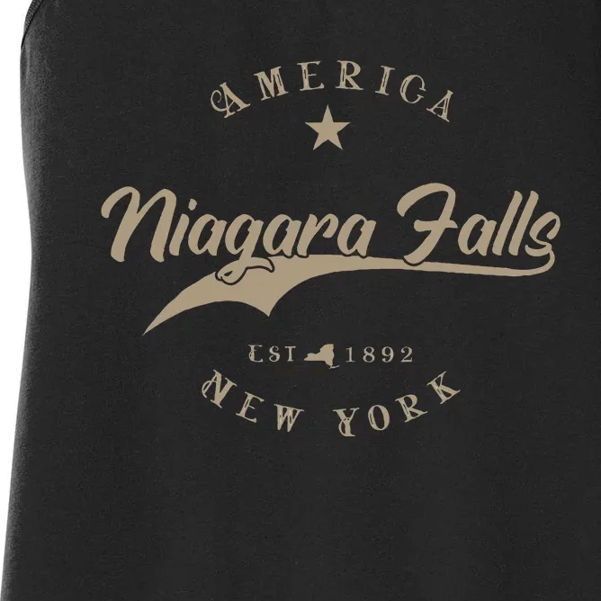 Niagara Falls New York Women's Racerback Tank