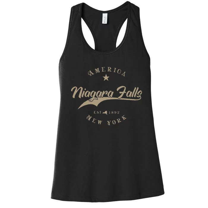 Niagara Falls New York Women's Racerback Tank