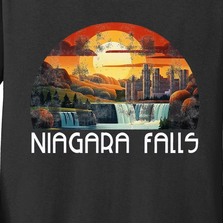 Niagara Falls Niagara Falls Kids Long Sleeve Shirt