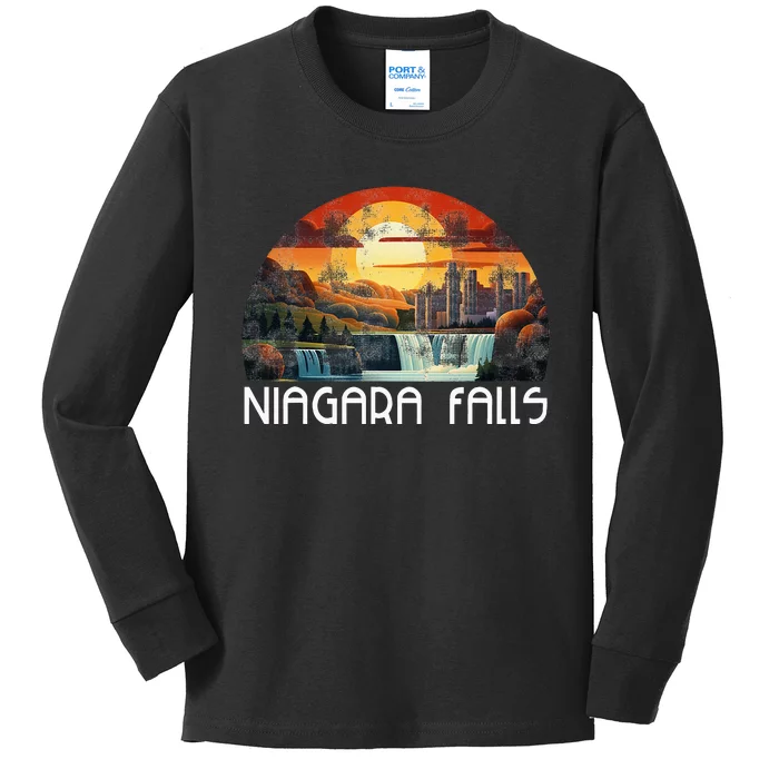 Niagara Falls Niagara Falls Kids Long Sleeve Shirt