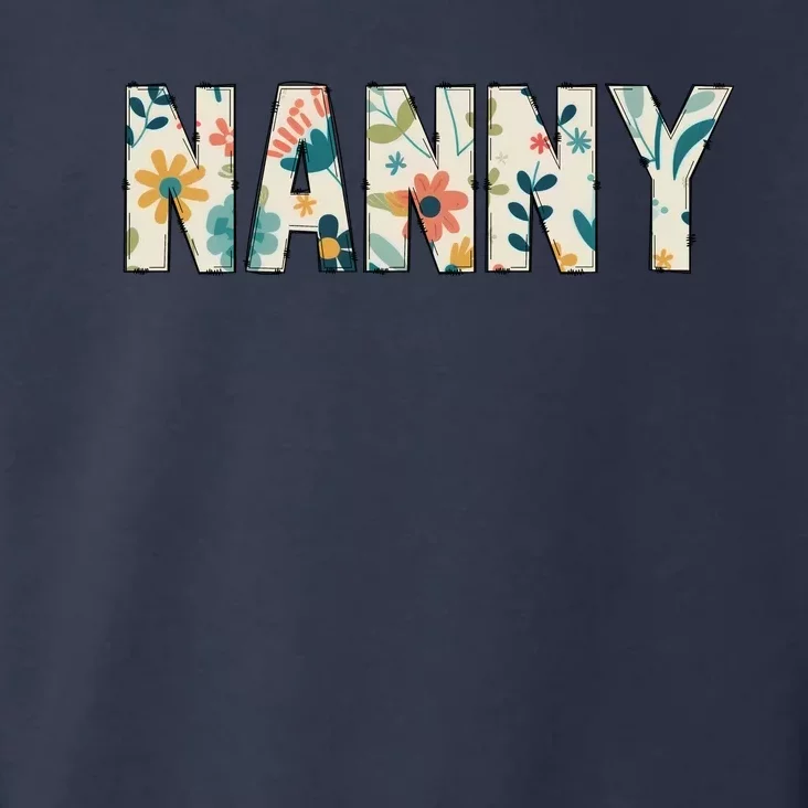 Nanny Floral Toddler Hoodie