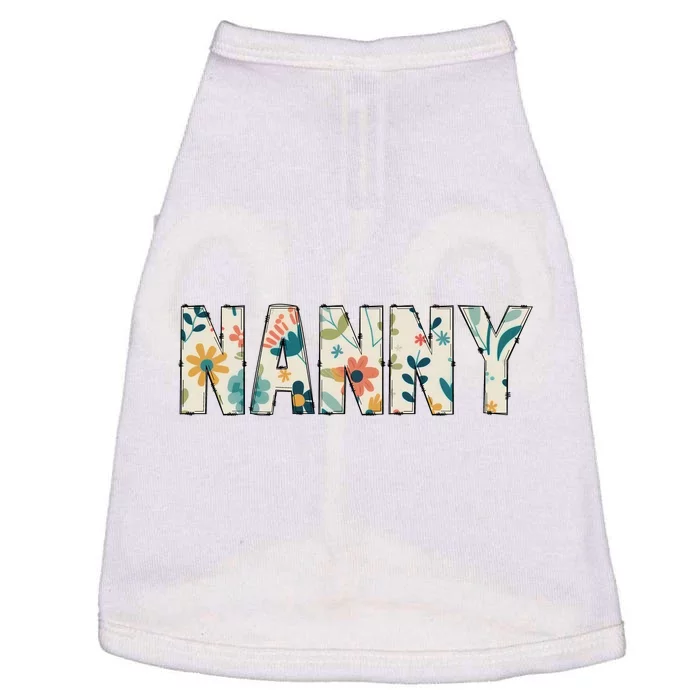 Nanny Floral Doggie Tank