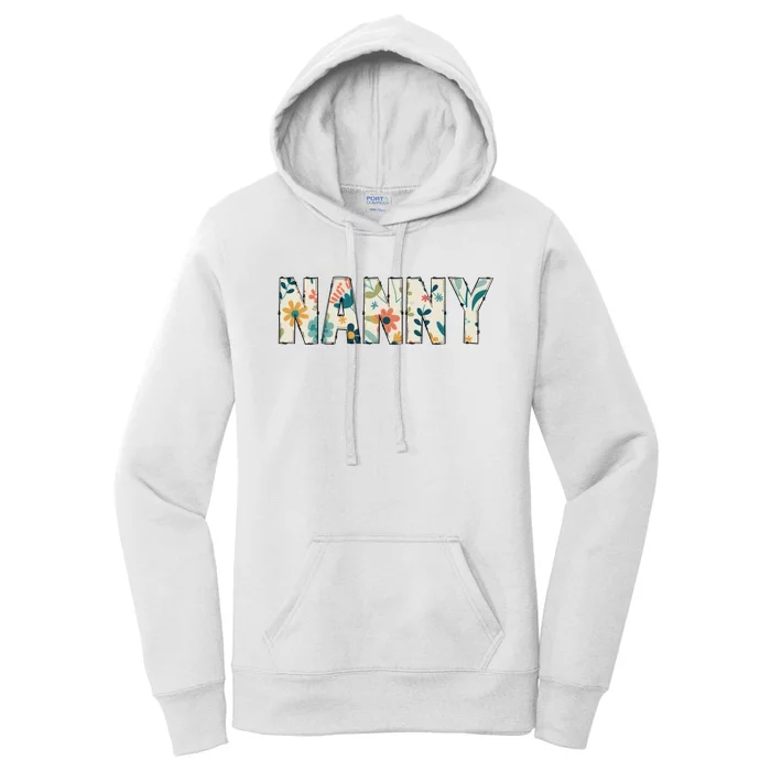 Nanny Floral Women's Pullover Hoodie