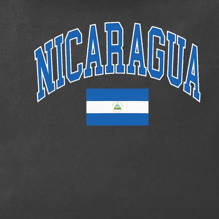 Nicaragua Flag Zip Tote Bag