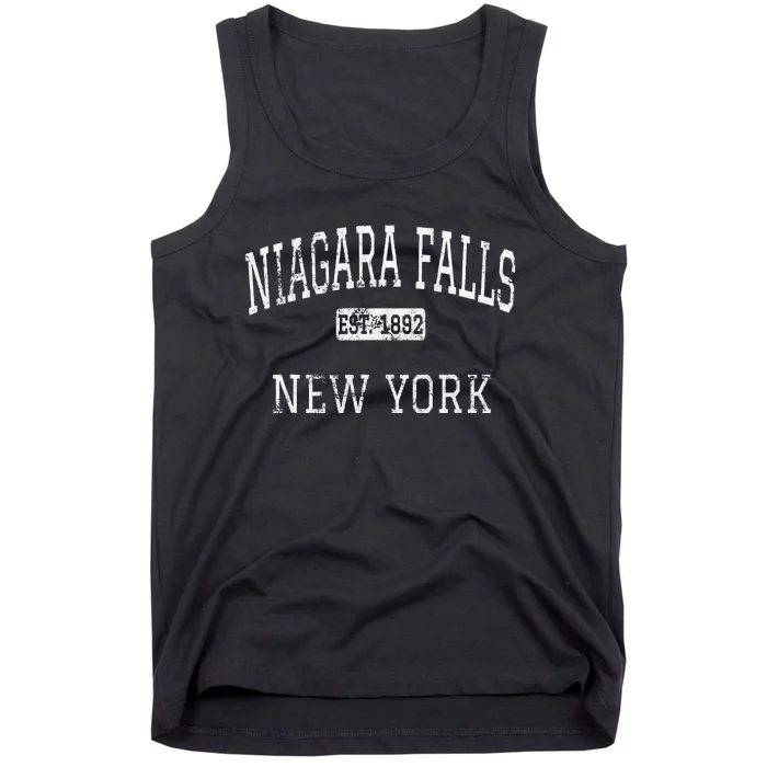 Niagara Falls New York NY Vintage Tank Top