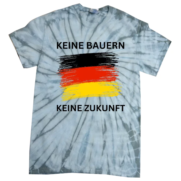 No Farmers No Future German Protest Tie-Dye T-Shirt