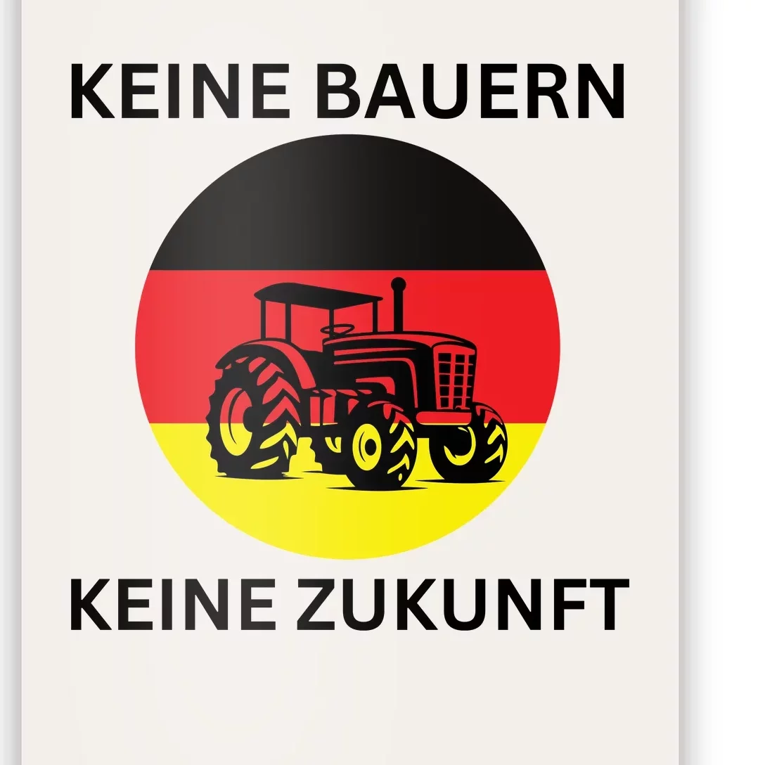 No Farmers No Future German Protest Poster