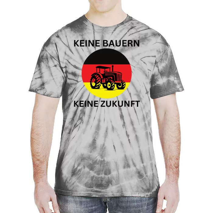 No Farmers No Future German Protest Tie-Dye T-Shirt