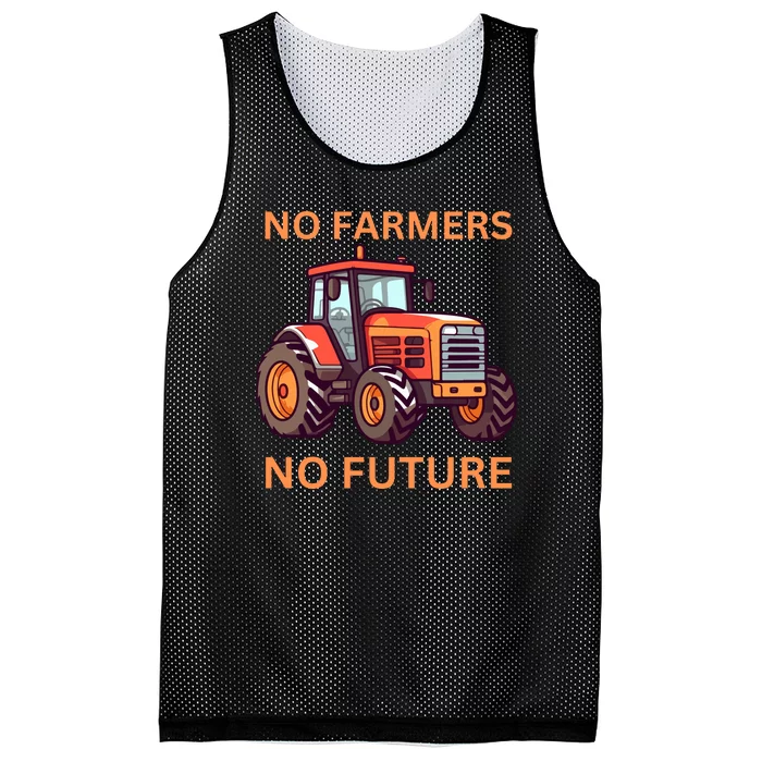 No Farmers No Future German Protest Mesh Reversible Basketball Jersey Tank