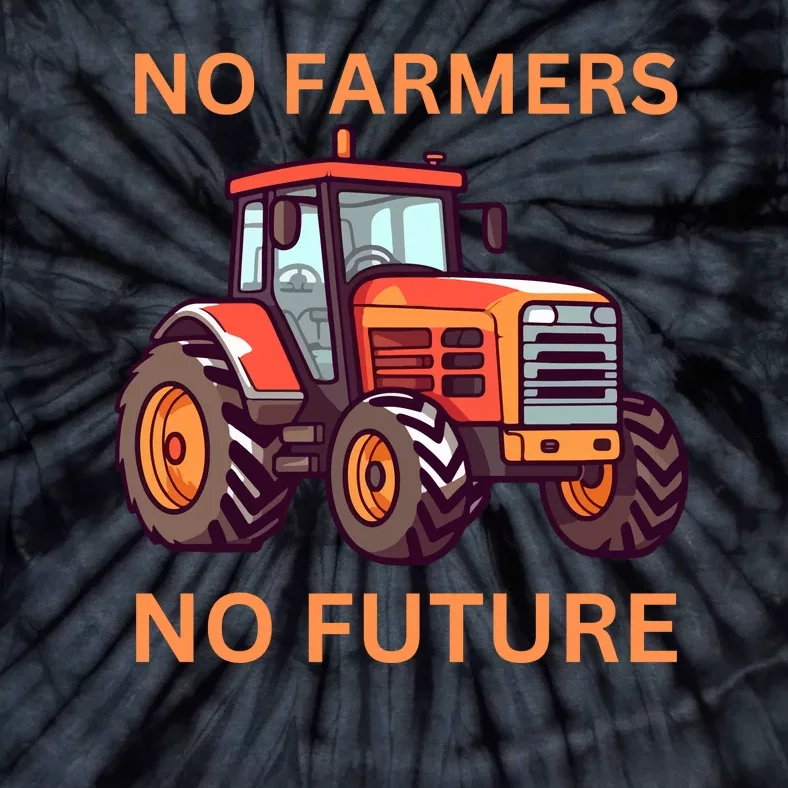 No Farmers No Future German Protest Tie-Dye T-Shirt