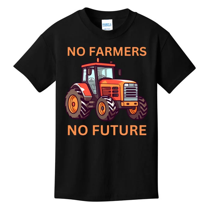 No Farmers No Future German Protest Kids T-Shirt