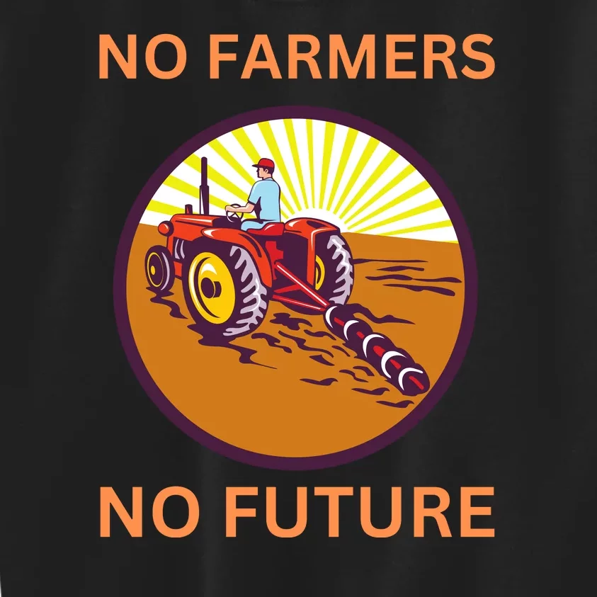 No Farmers No Future German Protest Kids Sweatshirt