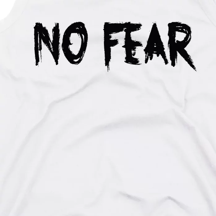 No Fear No One Cares More Than A Fan Tank Top