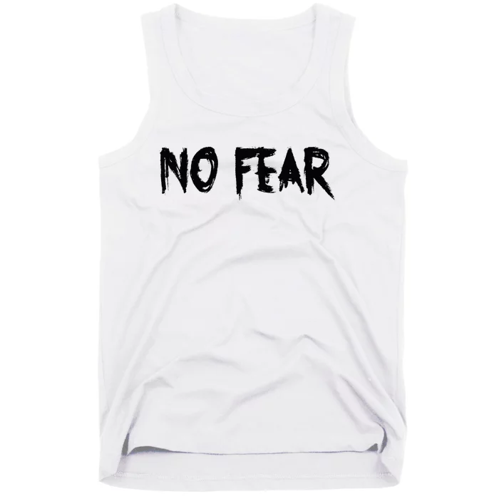 No Fear No One Cares More Than A Fan Tank Top