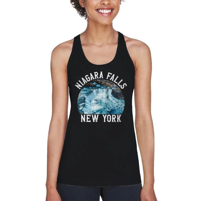 Niagara Falls New York Ny Women's Racerback Tank