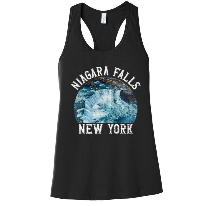 Niagara Falls New York Ny Women's Racerback Tank