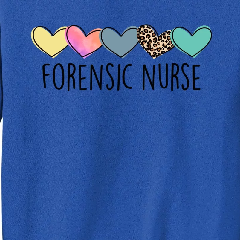 Novelty Forensic Nurse Life Heart Love Nurse Appreciation Gift Sweatshirt