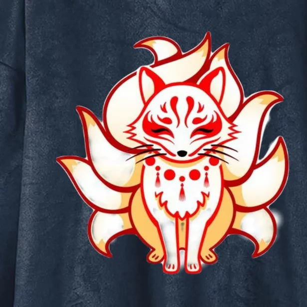 Ninetailed Fox Hooded Wearable Blanket