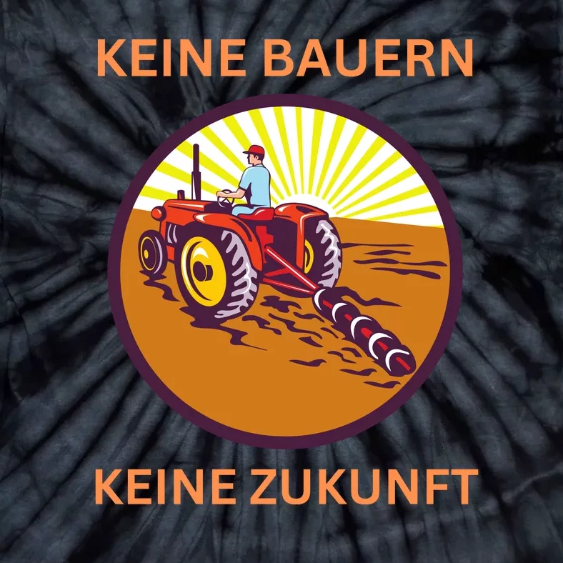 No Farmers No Future German Protest Tie-Dye T-Shirt