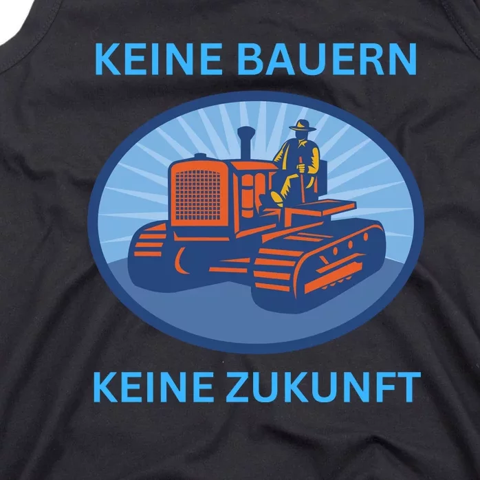 No Farmers No Future German Protest Tank Top